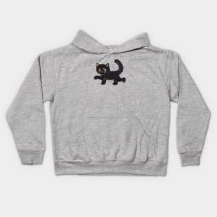 sneaky kitty Kids Hoodie